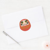 Sticker Rond Daruma (Enveloppe)