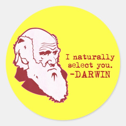 Sticker Rond Darwin (Devant)