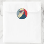 Sticker Rond Darwin, pas de texte (Sac)