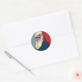 Sticker Rond Darwin, pas de texte (Enveloppe)