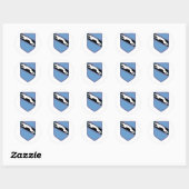 Sticker Rond Das Jagdfliegergeschwader 7 Wilhelm Pieck (Feuille)