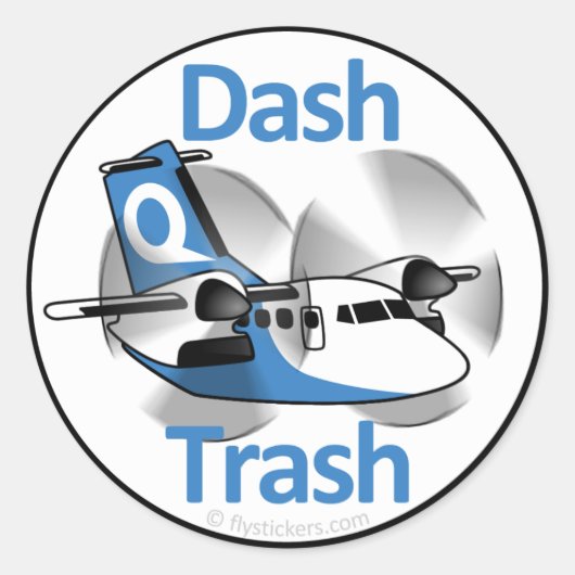 Sticker Rond Dash Trash (Factory Livery) (Devant)