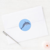 Sticker Rond Dauphin (Enveloppe)