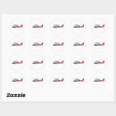 Sticker Rond Dauphin d'Eurocopter HH-65C (Feuille)