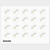 Sticker Rond Dauphin le plus cher (Feuille)