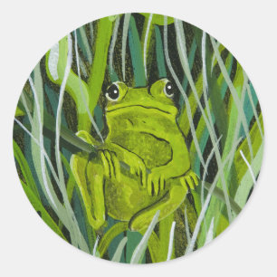 Sticker Rond ~ d'autocollant "accrochant juste autour de "