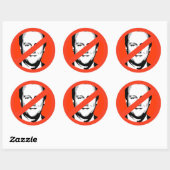 Sticker Rond David Cameron (Feuille)
