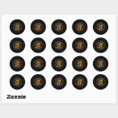 Sticker Rond Day 3,14 Number Symbol Math Science Gift (Feuille)