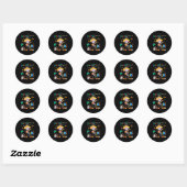 Sticker Rond Day Of The Dead Kids Boys 2025 Dia De Los Muertos (Feuille)