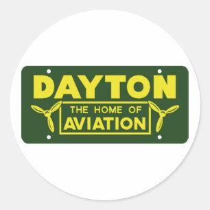 Sticker Rond Dayton Ohio