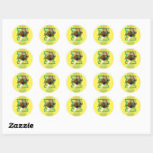 Sticker Rond DC Super Hero Girls Green Lantern (Feuille)