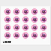 Sticker Rond DC Super Hero Girls Zatanna (Feuille)
