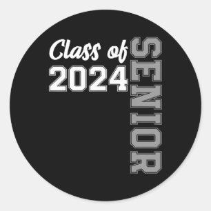 Sticker Rond De 2024 Secondaire 24 Chemise Lycée Par