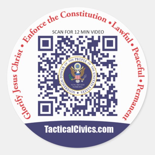 Sticker rond de 3 pouces (6 par feuille) (Devant)