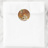 Sticker Rond De beaux chevaux (Sac)