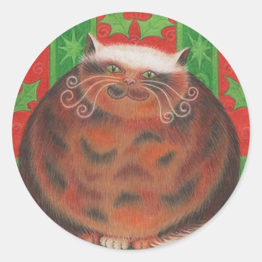 sticker rond de Christmas Pud (Devant)