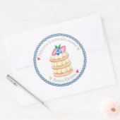 Sticker Rond De délicieuses douceurs maison (Enveloppe)