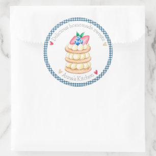 Sticker Rond De délicieuses douceurs maison