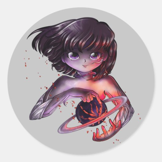 Sticker Rond De Destruction (Devant)