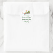 Sticker rond de grenouille Princess Seeks (Sac)