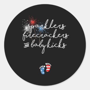 Sticker Rond De Juillet Faire-part de grossesse