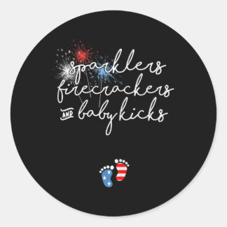 Sticker Rond De Juillet Faire-part de grossesse