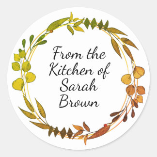 Sticker Rond De la cuisine d'autocollants