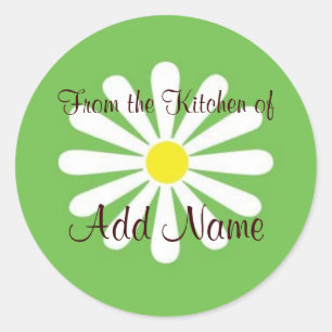 Sticker Rond De la cuisine de Lable
