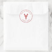 Sticker Rond De la cuisine homard Bake Potluck Nourriture (Sac)