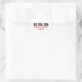 Sticker Rond De la série télévisée Que Sera (Sac)