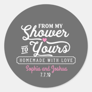 Sticker Rond De ma douche à ton tableau de bord