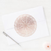 Sticker rond de Noël Grand Étincelle Or (Enveloppe)