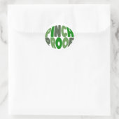 Sticker Rond 🍀 de preuve de pinch 💚 (Sac)