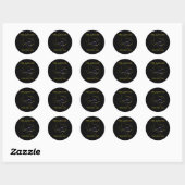Sticker Rond De Solar Eclipse 2024 Interactive Map Texas Eclips (Feuille)