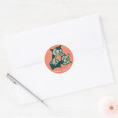Sticker Rond Deadlock cat punch (Enveloppe)