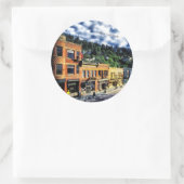 Sticker Rond Deadwood, South Dakota (Sac)