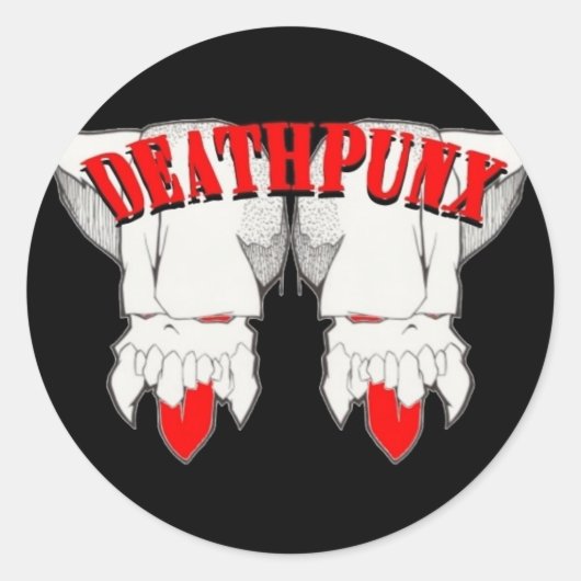 STICKER ROND DEATHPUNX TM (Devant)