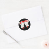 STICKER ROND DEATHPUNX TM (Enveloppe)