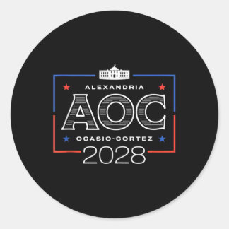 Sticker Rond Débardeur de la Maison Blanche Aoc 2028