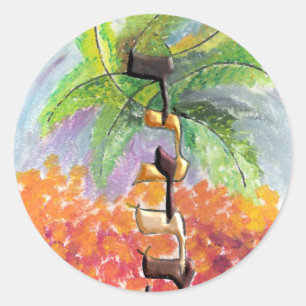 Sticker Rond Debora