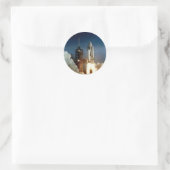 Sticker Rond Début de la navette Columbia (Sac)