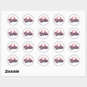 Sticker Rond Débutant de l'année (Feuille)