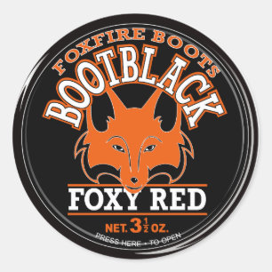 Sticker Rond Décal Foxfire