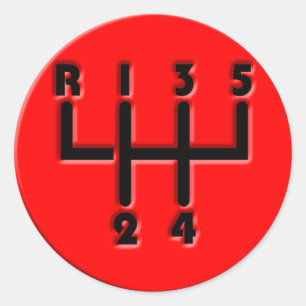 STICKER ROND DÉCALAGE DE BÂTON