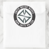 Sticker Rond Décale ronde SMW (Sac)