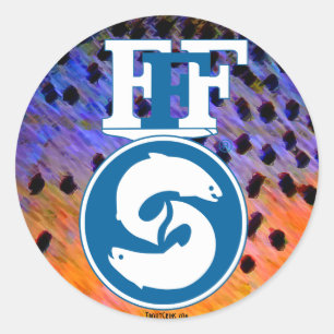 Sticker Rond Décalques de FFF