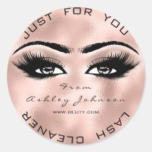 Sticker Rond Décapant de maquillage de mèche de peau de parti