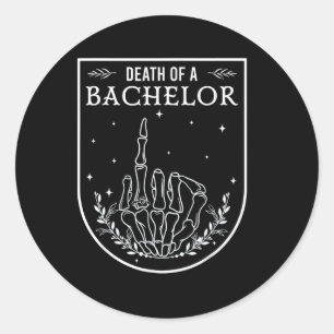 Sticker Rond Décès D'Un Baccalauréat Éffrayant Saison Mariage M