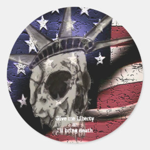 Sticker Rond Décès ou liberté