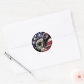 Sticker Rond Décès ou liberté (Enveloppe)